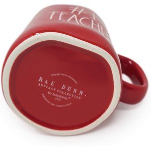 Rae Dunn | Dining | New Teacher Red Rae Dunn Coffee Mug Cup | Poshmark